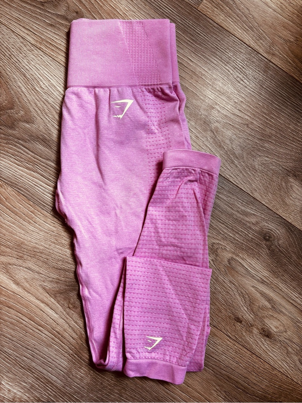 Gymshark Kids Pink Seamless High-Waist Leggings